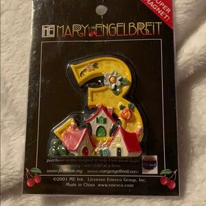 Mary Engelbreit Enseco Super Magnet #3 (Three)